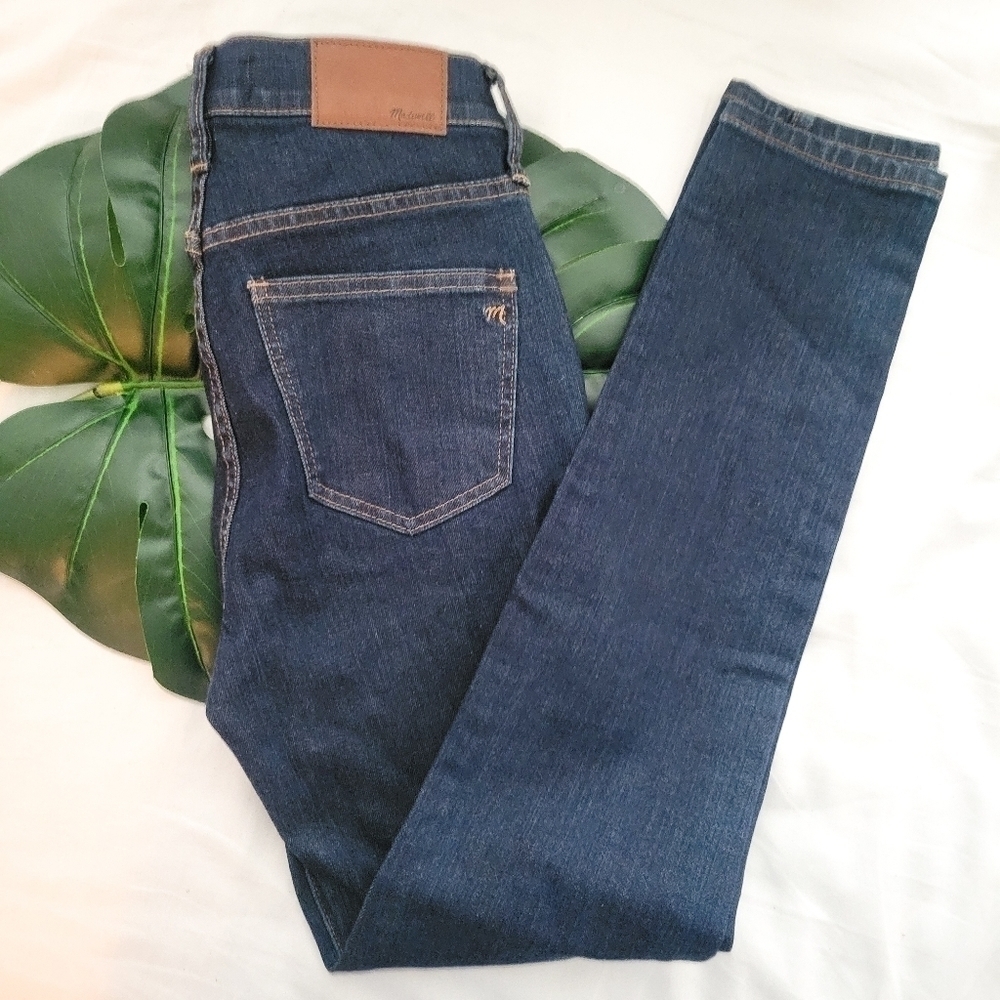 Madewell high riser skinny jeans